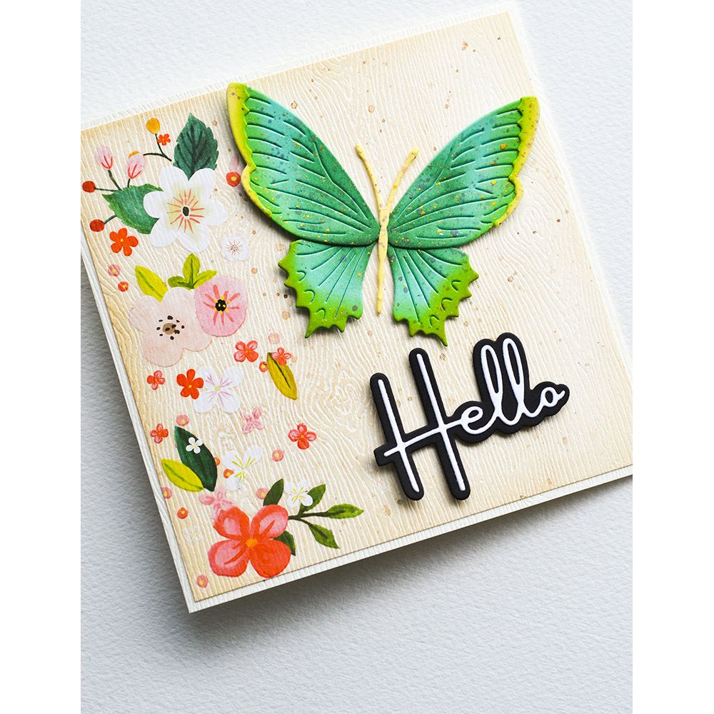 Memory Box Blue River Butterfly Dies 94832 hello