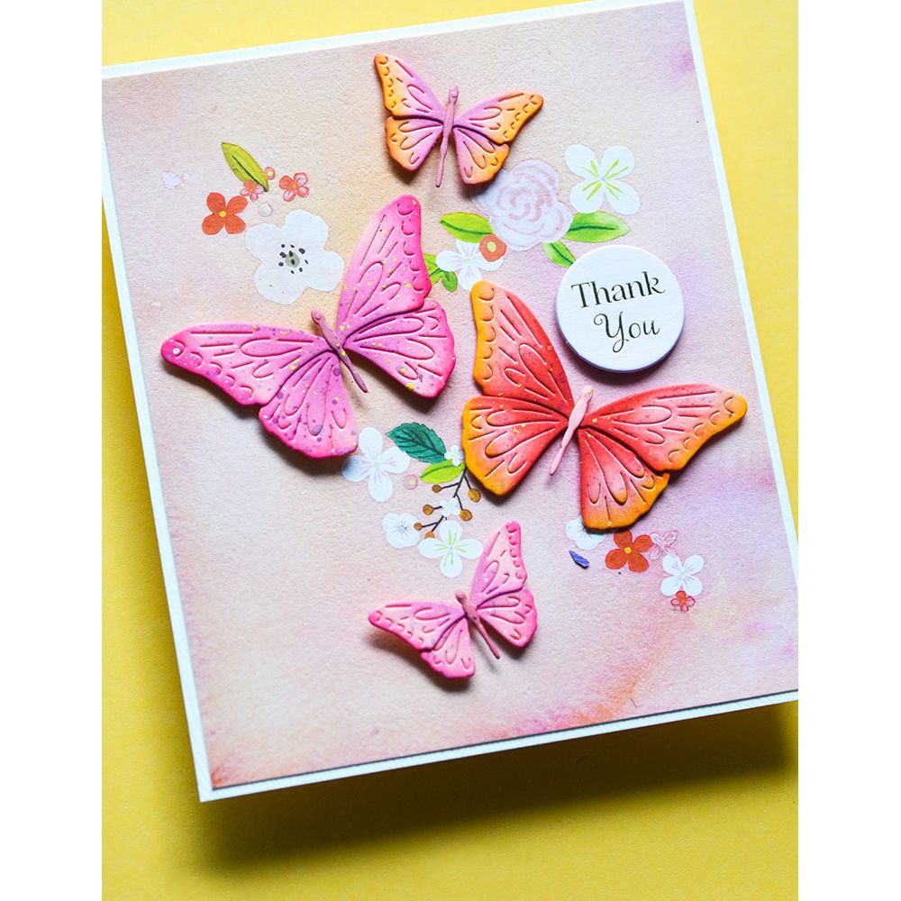 Memory Box Butterfly Dies Bundle thanks