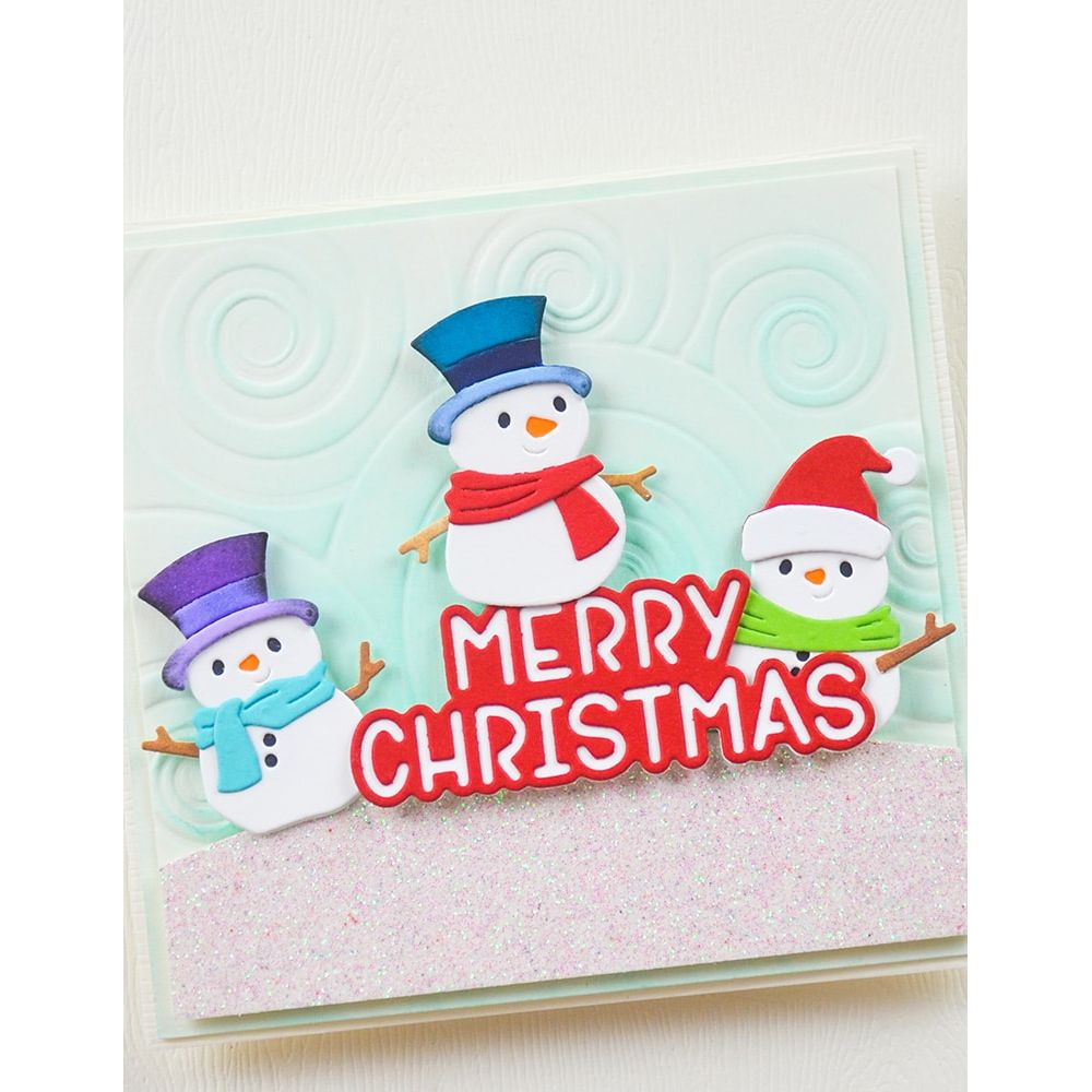 Memory Box Stylish Snowmen Trio Dies 94918