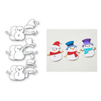 Memory Box Stylish Snowmen Trio Dies 94918