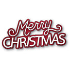Memory Box Merry Christmas Celebration Script Dies 94922