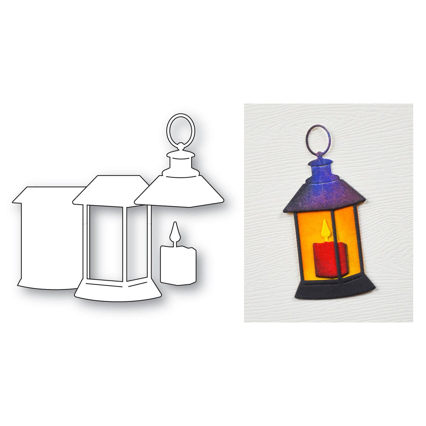 Memory Box Antique Lantern Dies 94924