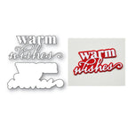 Memory Box Warm Wishes Stylish Script Dies 94930