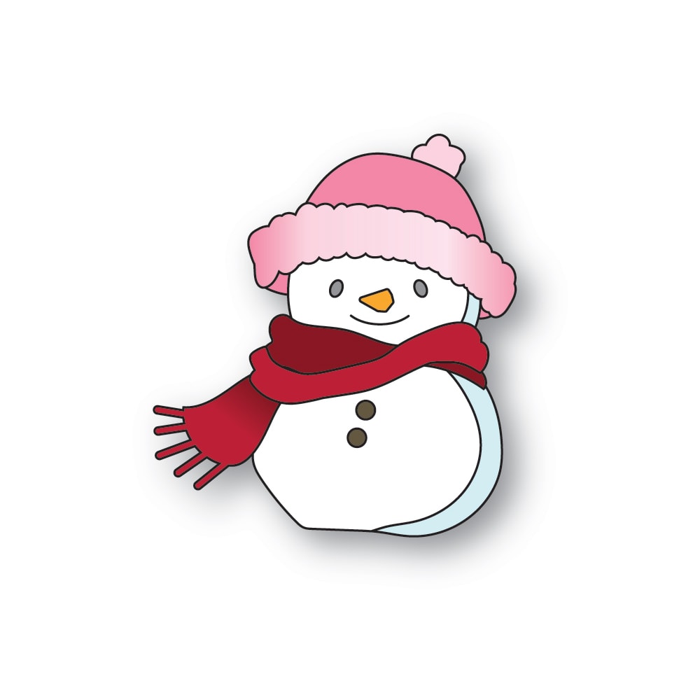 Memory Box Cute Bundled Snowman Dies 94934