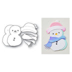 Memory Box Cute Bundled Snowman Dies 94934