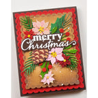 Memory Box Blooming Poinsettias Dies 94937