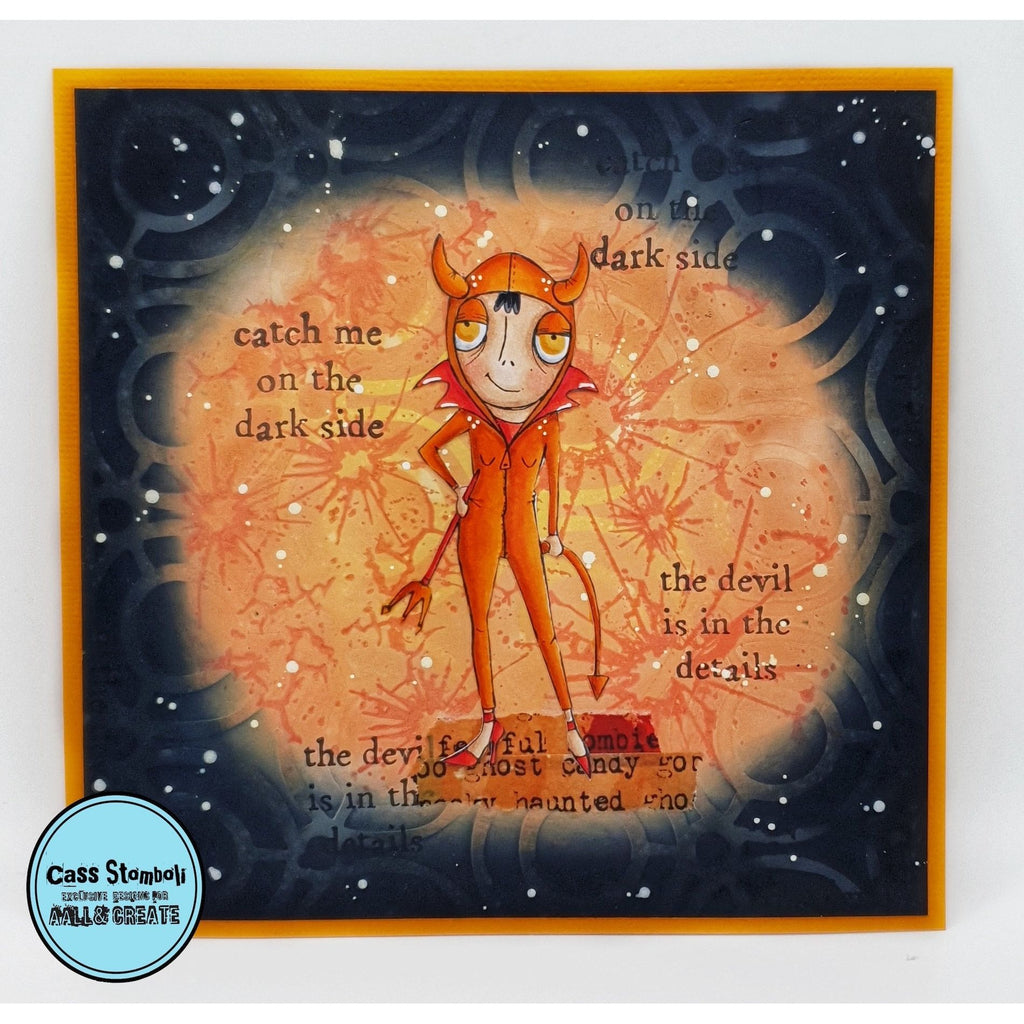 AALL & Create Devil Dee A7 Clear Stamps aall955 halloween