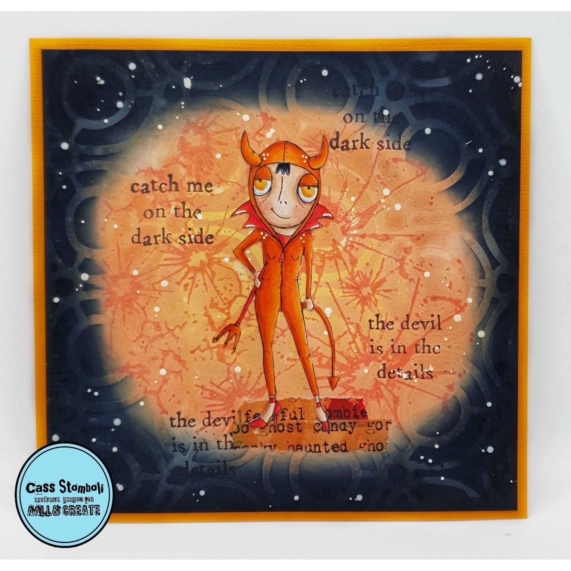 AALL & Create Devil Dee A7 Clear Stamps aall955 halloween