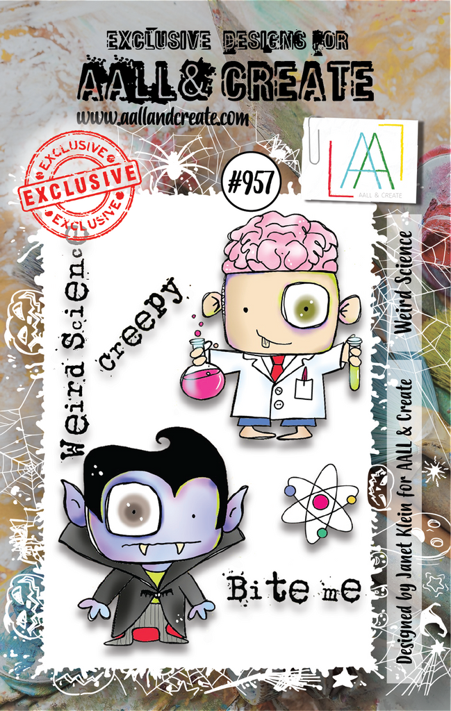 AALL & Create Weird Science A7 Clear Stamps aall957
