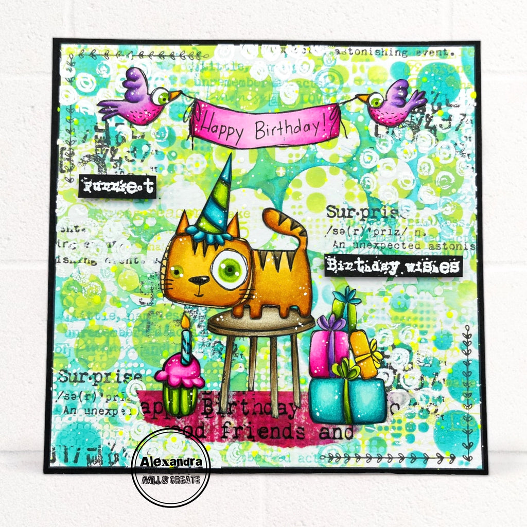 AALL & Create Define Party A7 Clear Stamps 963 cat