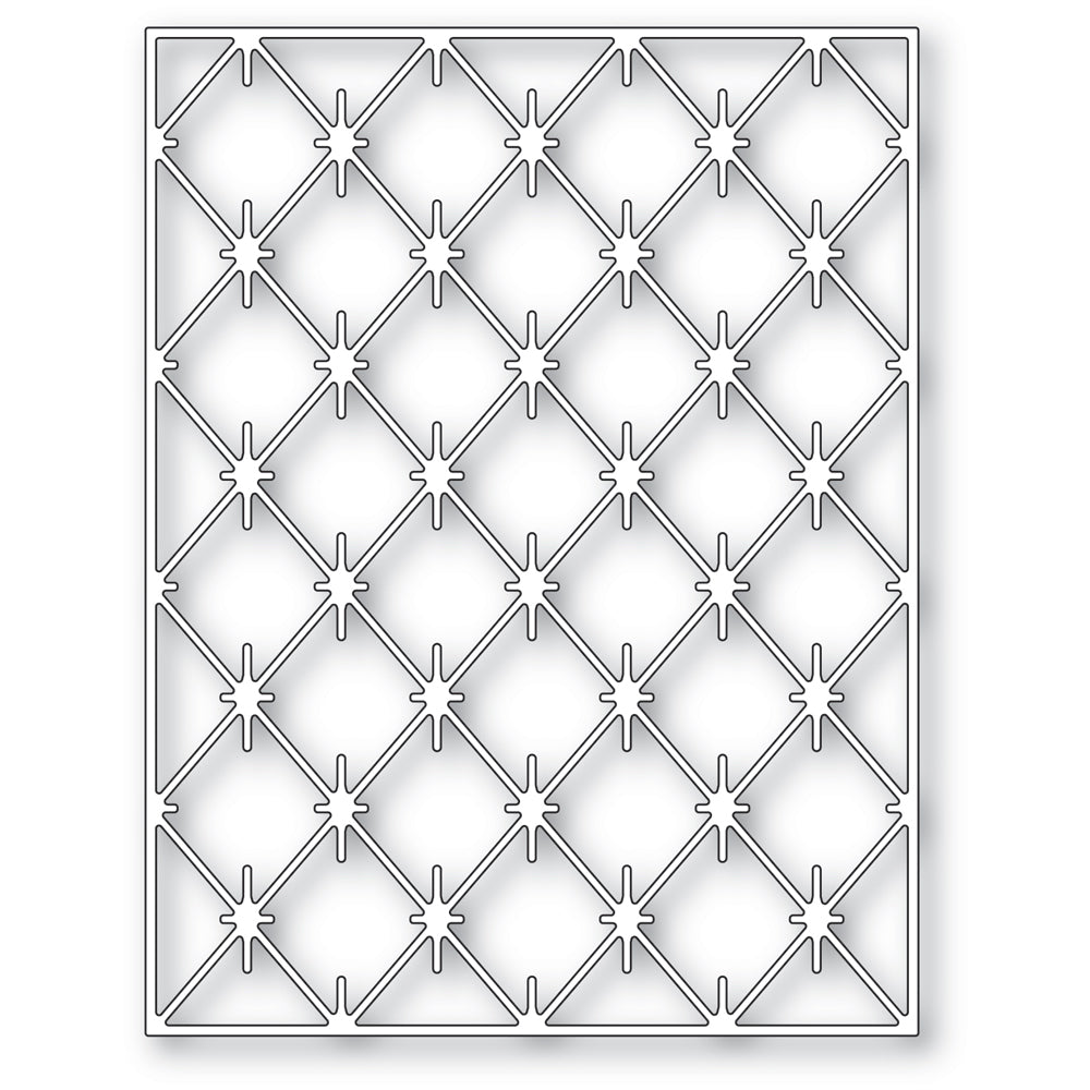 Poppy Stamps DIAMOND BACKGROUND Craft Die 965