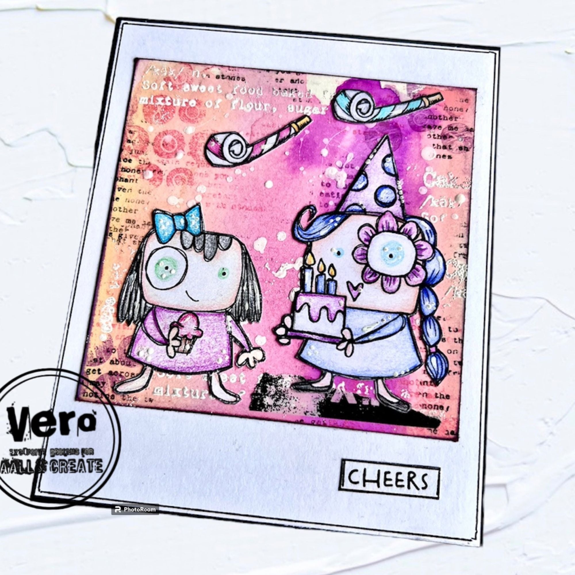 AALL & Create Time To Party A7 Clear Stamps 967 party