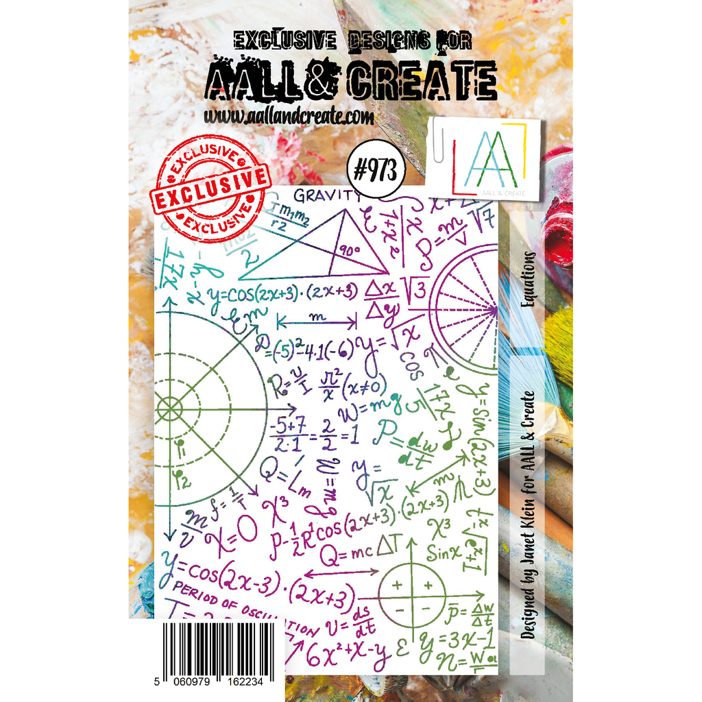 AALL & Create Equations A7 Clear Stamp aall973