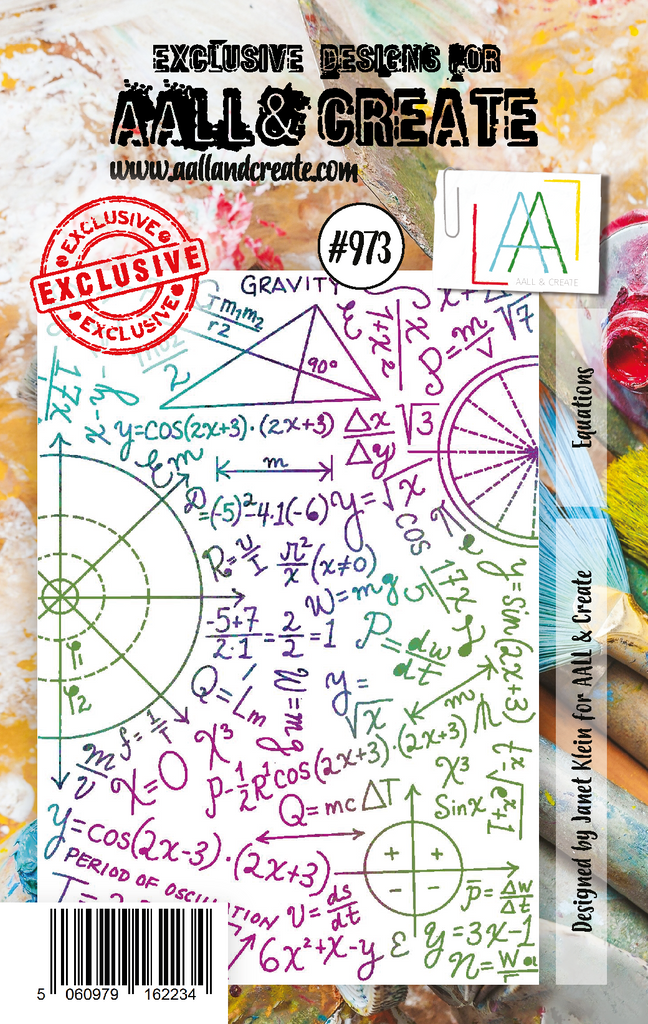 AALL & Create Equations A7 Clear Stamp aall973
