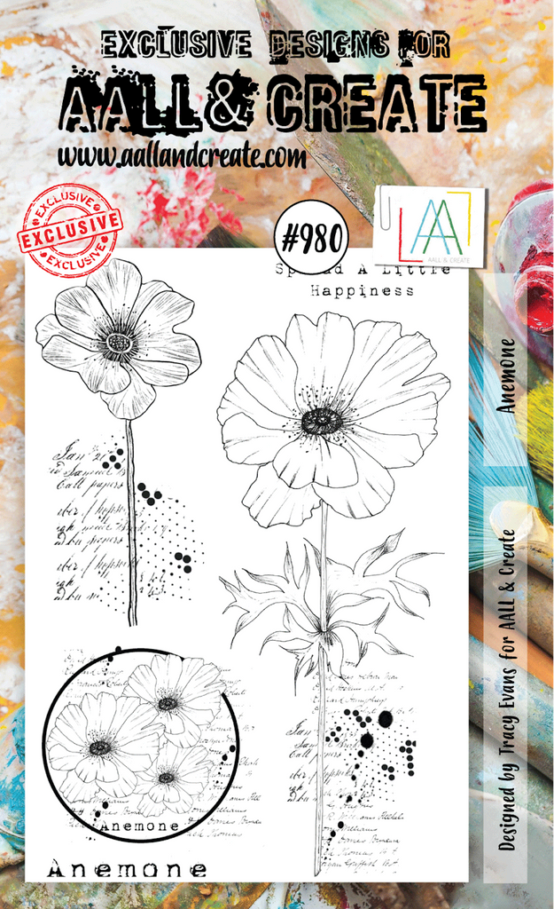 AALL & Create Anemone A6 Clear Stamps aall980