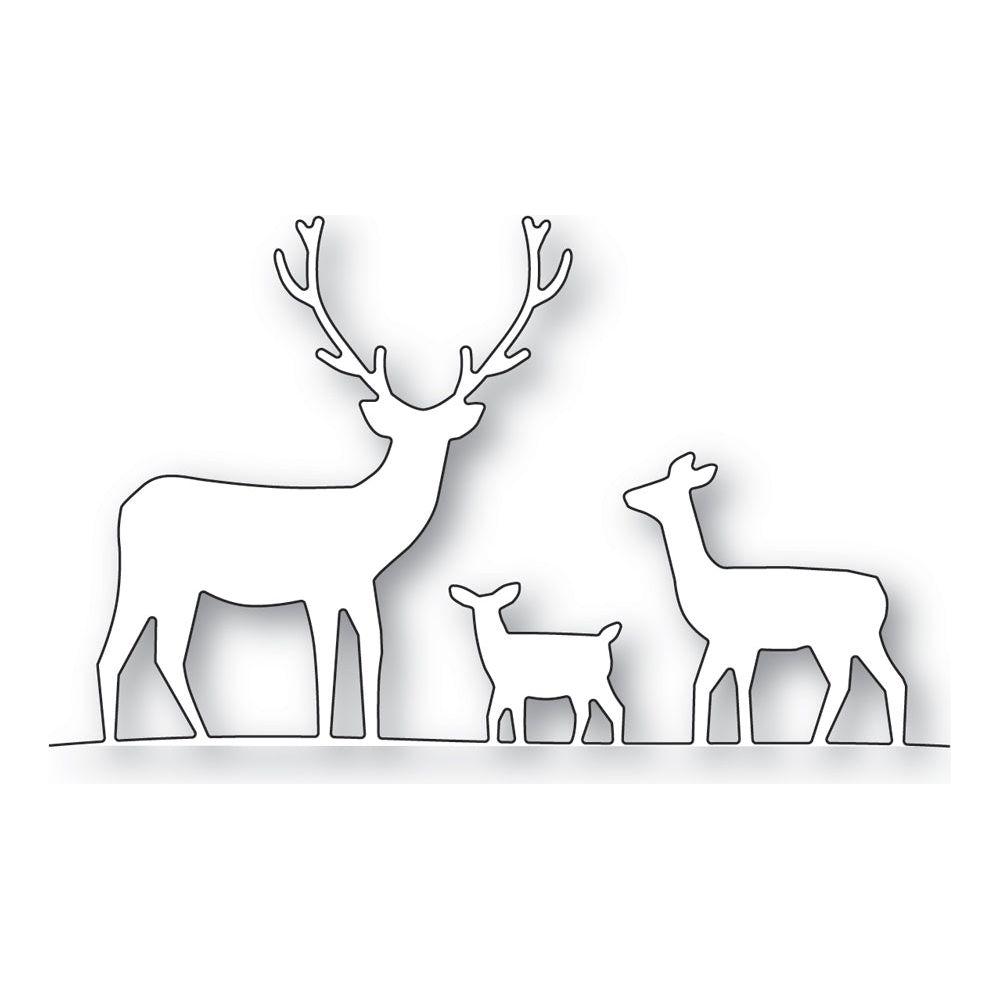 Memory Box Reindeer Trio Die Memory Box Reindeer Trio Die
