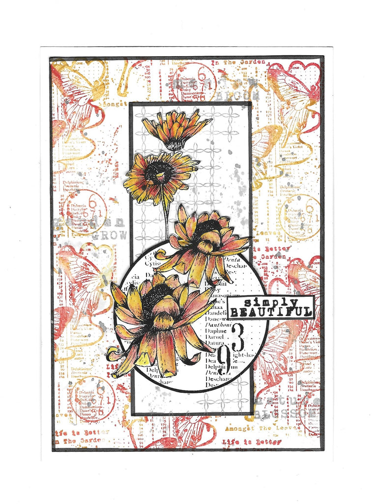 AALL & Create Leaf is Better A7 Clear Stamp aall981 beautiful card