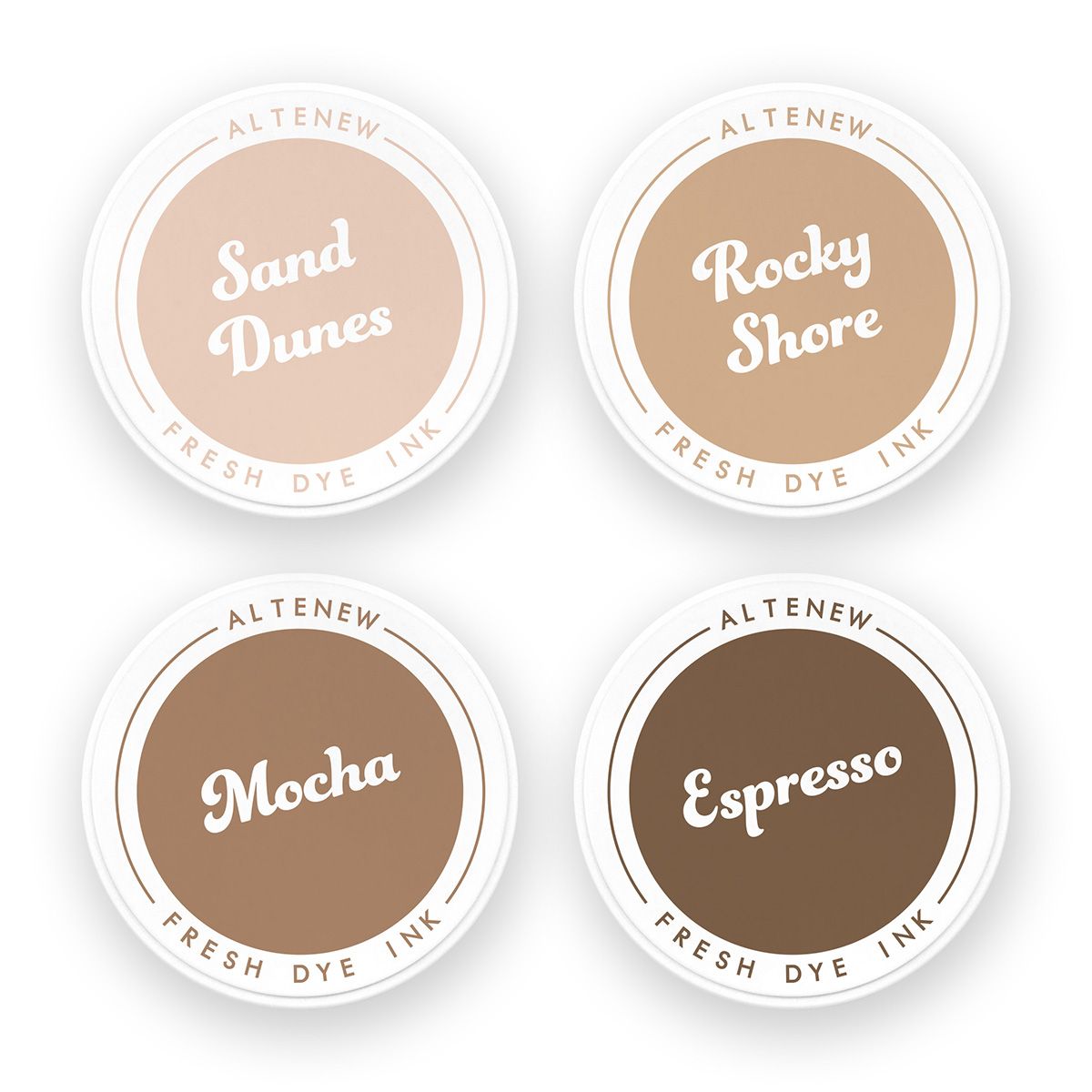 Altenew Coffee Break Fresh Dye Ink Pad Set alt8283bn