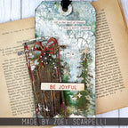 Tim Holtz Sizzix Vintage Sled Thinlits Dies 666339 be joyful