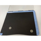 9 x 7 Inch Acrylic Stamp Positioning Tool With Magnets Lid Open Close Up with Magnets Ruler Close Up
