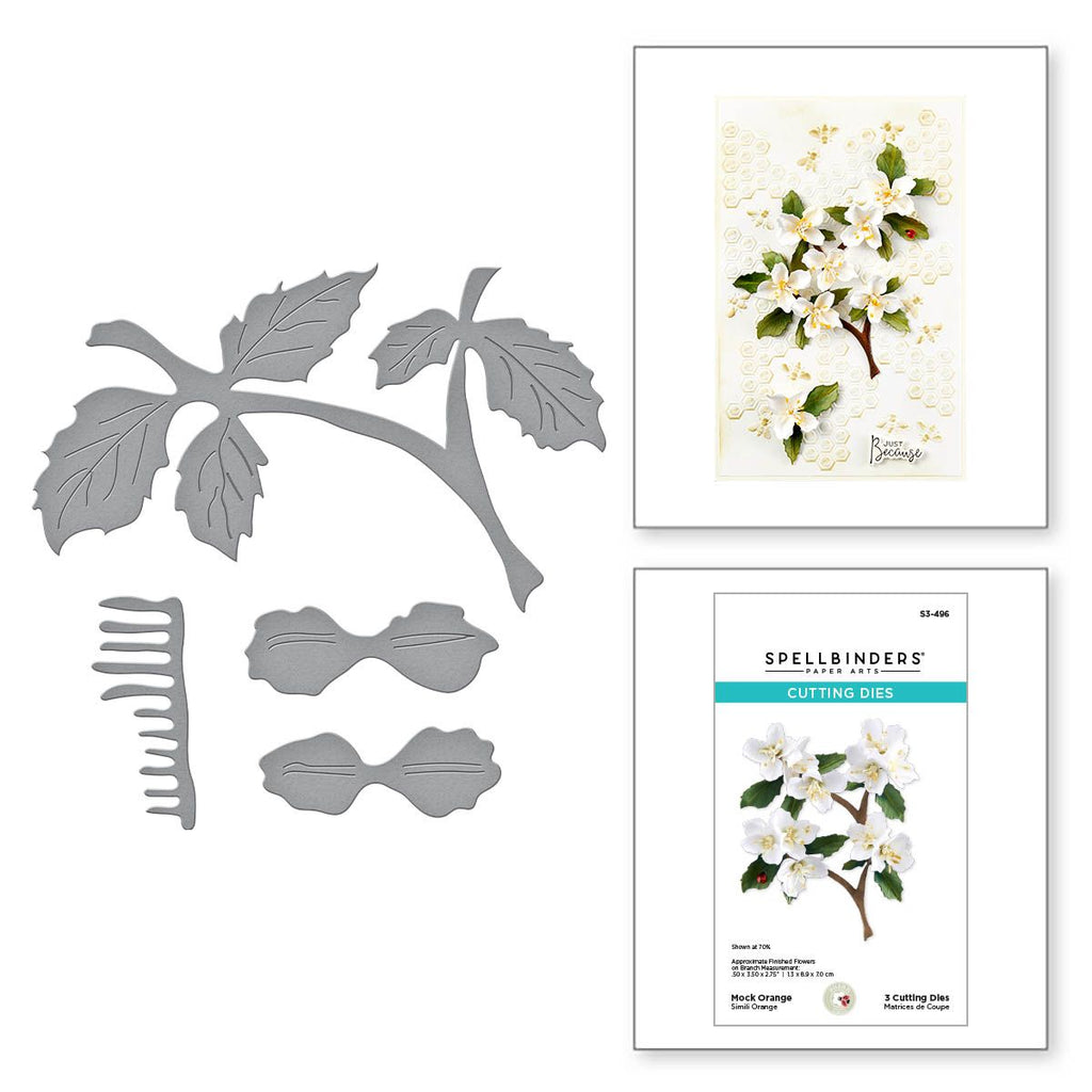 s3-496 Spellbinders Mock Orange Etched Dies product image