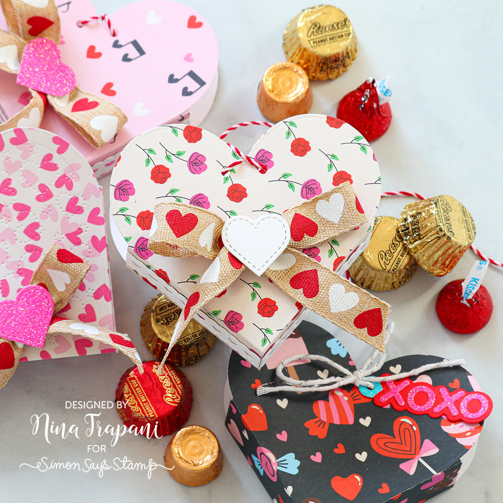 Lawn Fawn Heart Pouch Dies lf3318 Treat Boxes | color-code:alt2