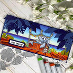 Whimsy Stamps Just Beachy 8.5 x 3.5 inch Slimline Papers wsdps22