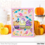 Pretty Pink Posh Halloween Cupcakes Dies treats