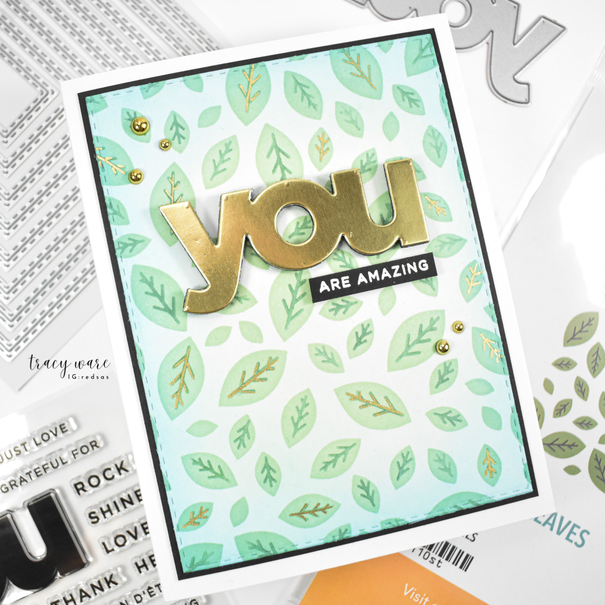 Simon Says Stamp Nested Stitched Rectangles Wafer Dies 1528sd Beautiful Moments Friend Card