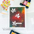 Simon Says Stamp A2 Postage Rectangles 1370sd STAMPtember Thank You Card