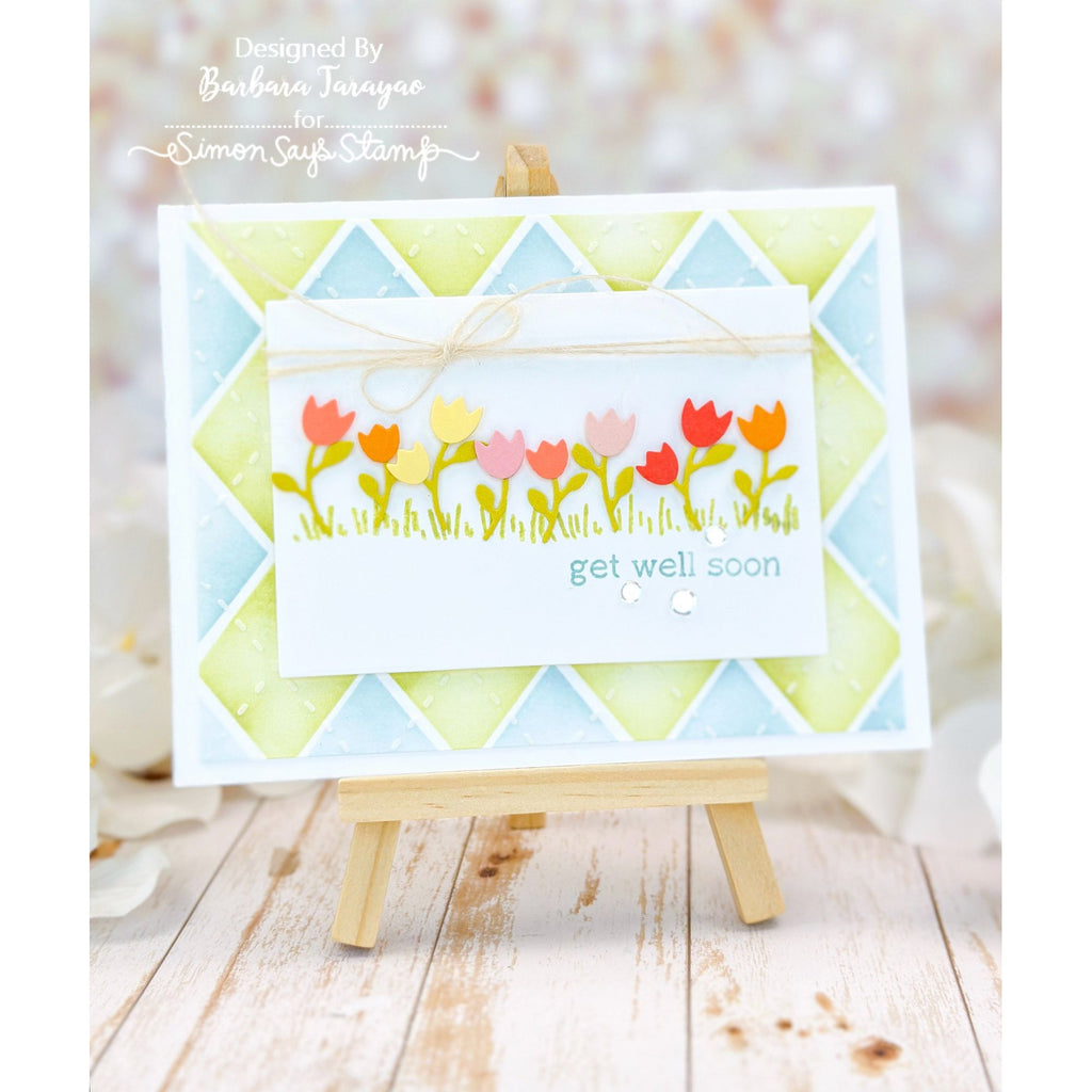 Simon Says Stamp A2 Rectangles Wafer Dies 8005sd You Are My Favorite Get Well Card