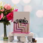 Simon Says Stamp A2 Rectangles Wafer Dies 8005sd You Are My Favorite Hello Card | color-code:ALT03