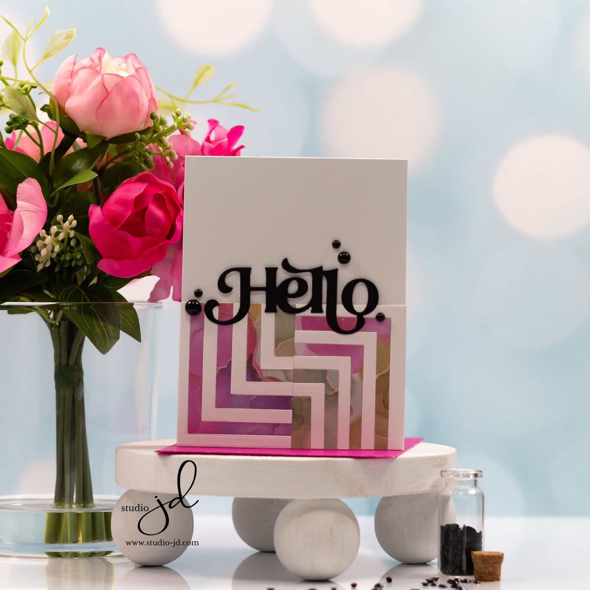 Simon Says Stamp A2 Rectangles Wafer Dies 8005sd You Are My Favorite Hello Card | color-code:ALT03