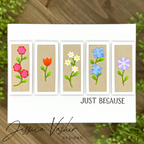 Simon Says Stamp A2 Rectangles Wafer Dies 8005sd You Are My Favorite Just Because Card