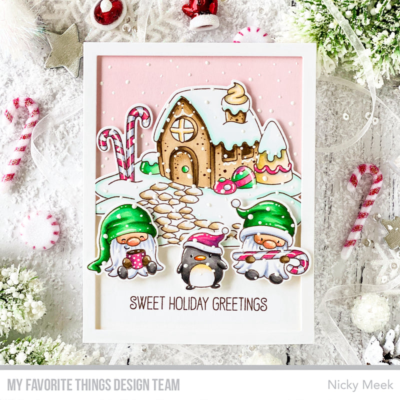 My Favorite Things Gnome for the Holidays Clear Stamps jb013 sweet holiday greetings | color-code:alt2