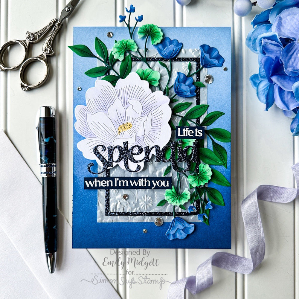 Simon Says Stamp A7 Nesting Frames Wafer Dies 1049sd Celebrate Splendid Card | color-code:ALT03