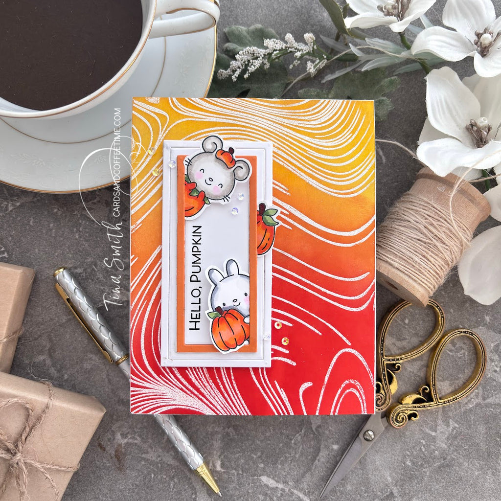 Simon Says Stamp A7 Frames Wafer Dies 1344sd STAMPtember Hello Card | color-code:ALT01