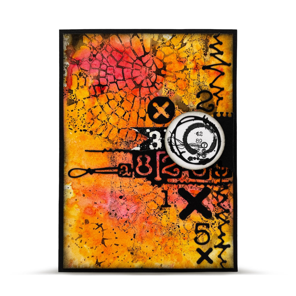 AALL & Create Abstract 21 6x6 Stencil 243 texture