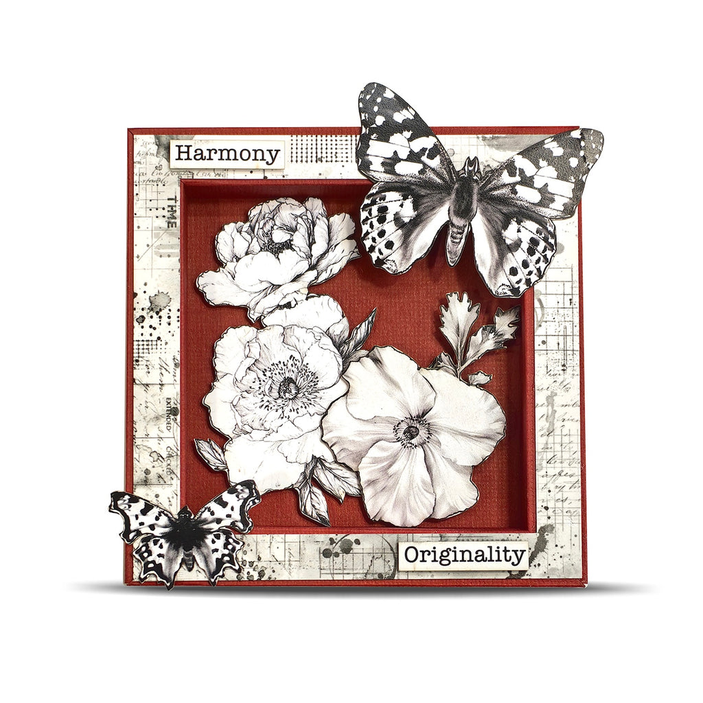 AALL & Create Anemone Whispers Ephemera Die Cuts ep-92 flowers