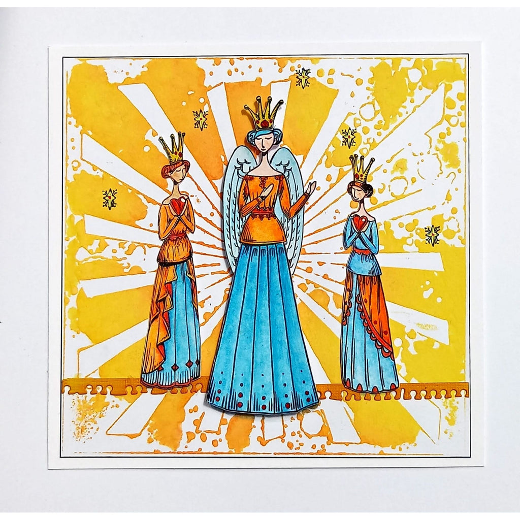 AALL & Create Angel Wings A6 Clear Stamp Set 1220*
