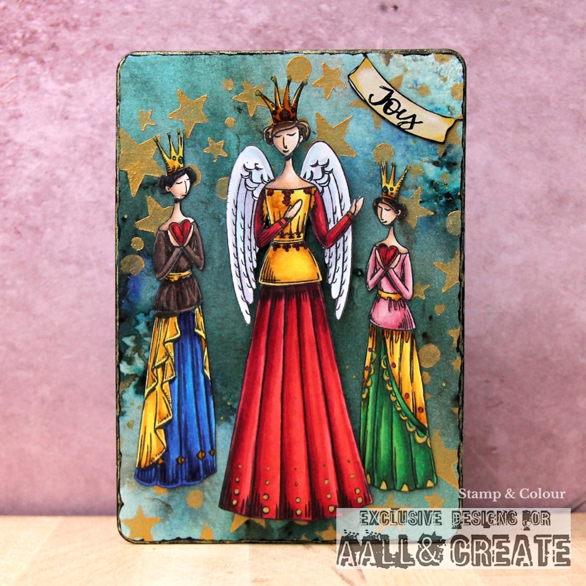 AALL & Create Angel Wings A6 Clear Stamp Set 1220*
