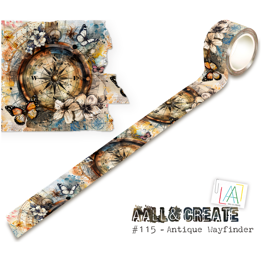 AALL & Create Antique Wayfinder Layer It Up Washi Tape 115
