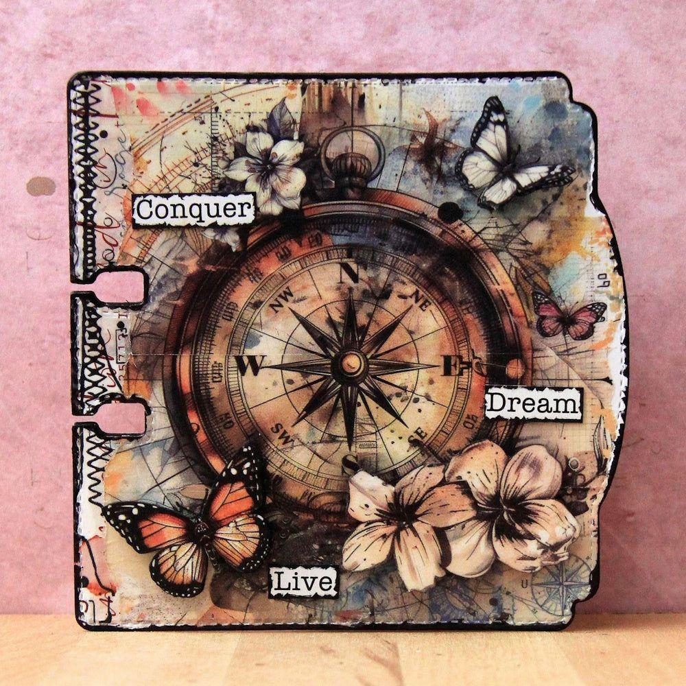 AALL & Create Antique Wayfinder Layer It Up Washi Tape 115 conquer dream live