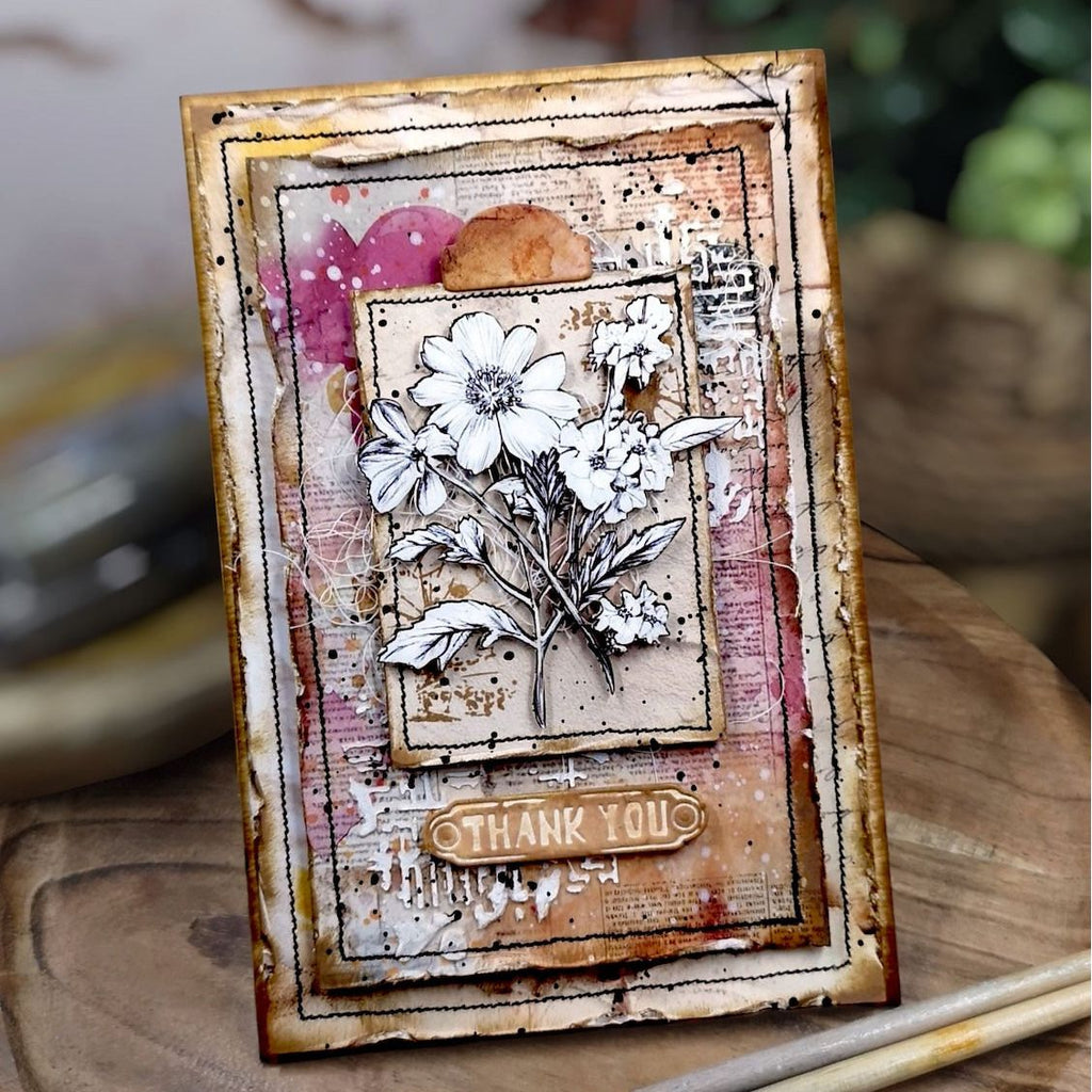 AALL & Create Archive Tales 12x12 Design Paper pa-54 thank you