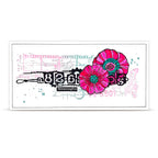 AALL & Create Azoline Lovely Couleurs Stamp Pack pck-az001 film strip pink flowers numbers