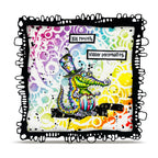 AALL & Create Beware the Smile A6 Clear Stamp Set 1411 big mouth