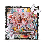 AALL & Create Bird Feast Layer it up Washi Tape mt-154 birds birhouse flowers happiness card