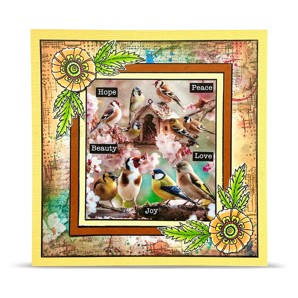AALL & Create Bird Feast Layer it up Washi Tape mt-154 birds on branch peace hope beauty card