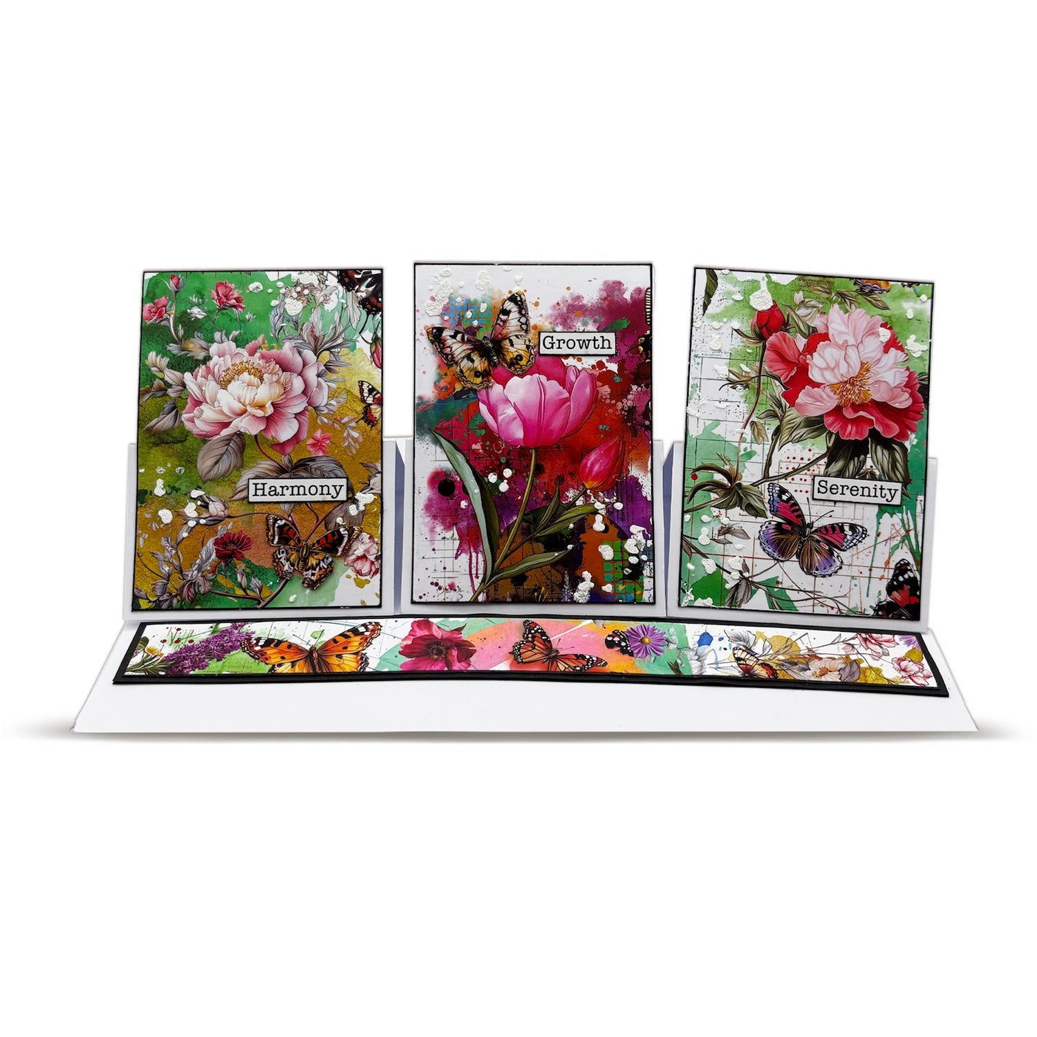 AALL & Create Bloomscape Rub Ons ro-025 flowers