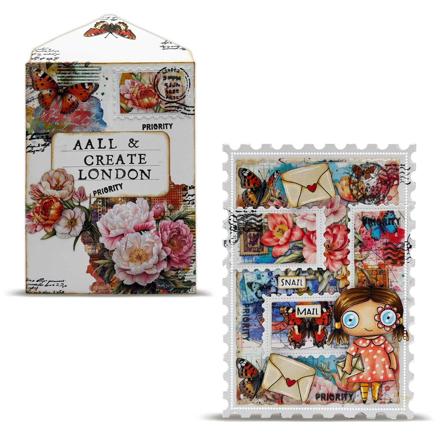 AALL & Create Bloomscape Rub Ons ro-025 mail